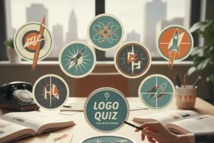 1950s logo quiz tests your design history knowledge — AI-generated illustration