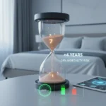 The 7:1 sleep rule could add 4 years to your life — AI-generated illustration