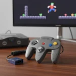 8BitDo 64 Wireless Controller Bridges Retro and Modern Gaming — AI-generated illustration