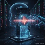 English learning app voice data leak exposes AI cloning risks — AI-generated illustration