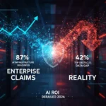 AI data readiness collision threatens enterprise ROI in 2026 — AI-generated illustration