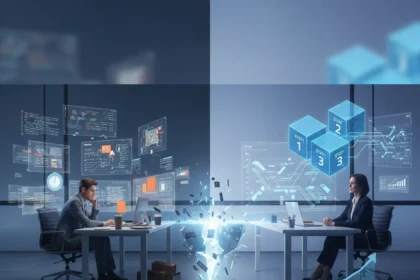 The AI divide: why 80% of companies waste billions on productivity — AI-generated illustration