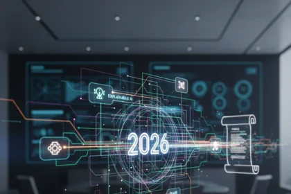 AI governance shifts from policy to operational systems in 2026 — AI-generated illustration