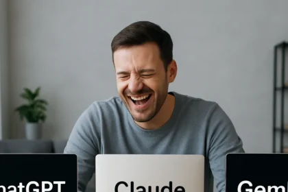 AI humor challenge: which chatbot actually makes you laugh — AI-generated illustration