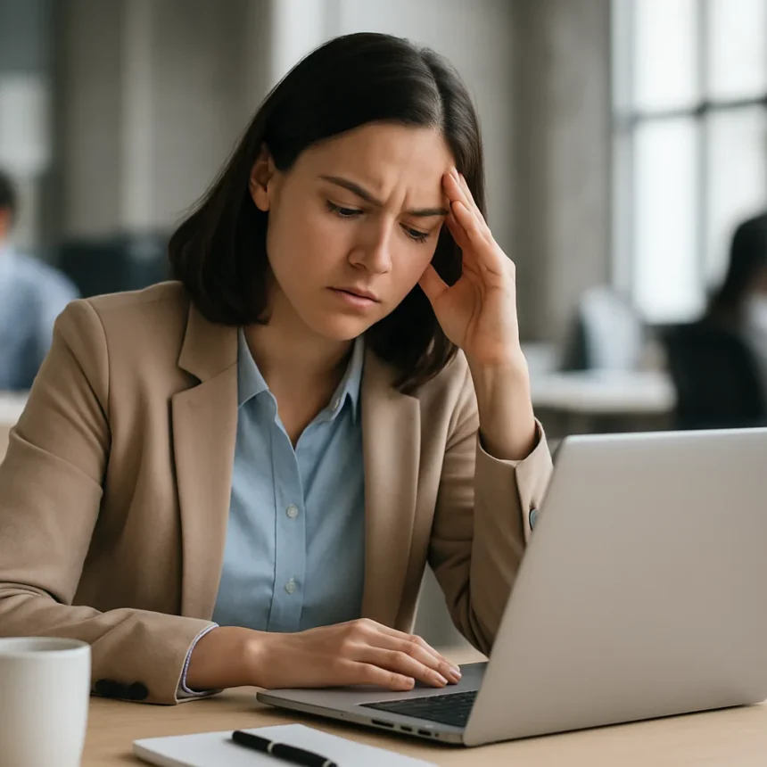 AI Productivity Gains Are a Myth: Workers Net Just 16 Minutes a Week — AI-generated illustration