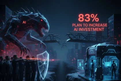 AI security readiness gap: 91% prioritize threats, 9% are prepared — AI-generated illustration