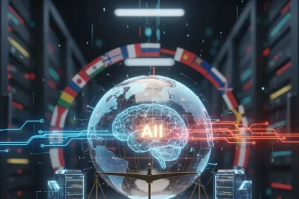 AI sovereignty reshapes how enterprises handle global data — AI-generated illustration