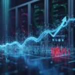 AI-driven traffic growth outpaces human internet activity by 8x — AI-generated illustration