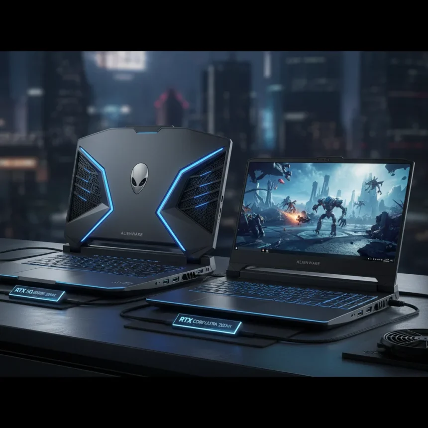 Alienware 2026 gaming laptops embrace power over subtlety