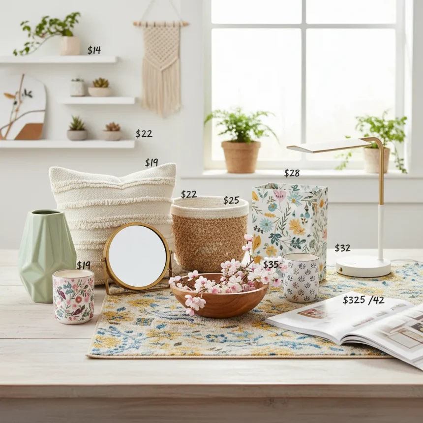 Amazon Spring Decor Deals: 9 Picks Starting at $14 — AI-generated illustration