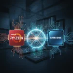 AMD and Samsung's Memory Deal Signals Chip Supply Realignment — AI-generated illustration