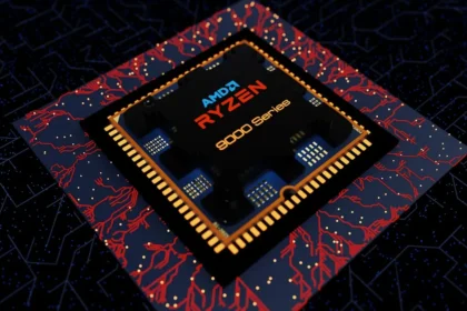Amd ryzen 9000 series processor on a circuit board