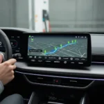 Android Auto EV route planning cuts range anxiety for 350+ models — AI-generated illustration