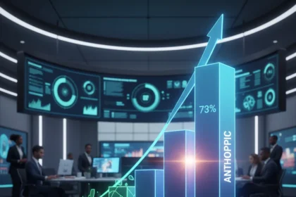 Enterprise AI Spending Doubles and Anthropic Is Winning the Budget War — AI-generated illustration