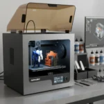 Anycubic Photon P1 resin 3D printer review — AI-generated illustration