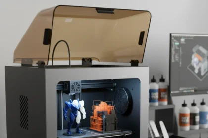 Anycubic Photon P1 resin 3D printer review — AI-generated illustration