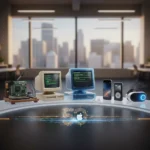 Apple's 50 Years: A Quiz on the Company That Changed Everything — AI-generated illustration