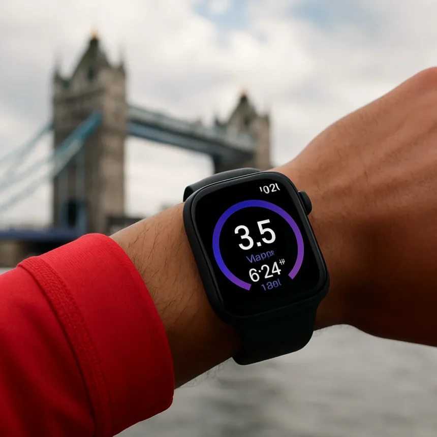 Apple Watch's London Marathon Deal Is a Statement of Intent — AI-generated illustration