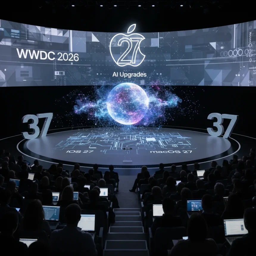 Apple WWDC 2026: iOS 27, AI upgrades, and what to expect — AI-generated illustration