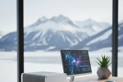 Arctic Senza AI 370 fanless mini-PC proves silent doesn't mean slow — AI-generated illustration