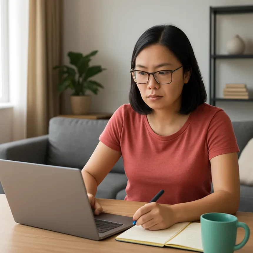 Asia's Work From Home Revival Shows the Iran War's Real Cost — AI-generated illustration