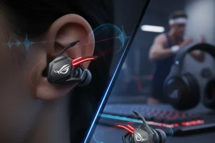 Asus ROG Cetra Open earbuds impress with sound but alienate with looks — AI-generated illustration
