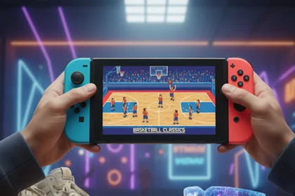 Basketball Classics Switch: Retro Arcade Depth With Real Teeth — AI-generated illustration