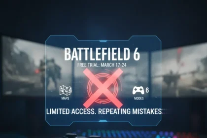 Battlefield 6 free trial limits players to 4 maps—repeating old mistakes — AI-generated illustration