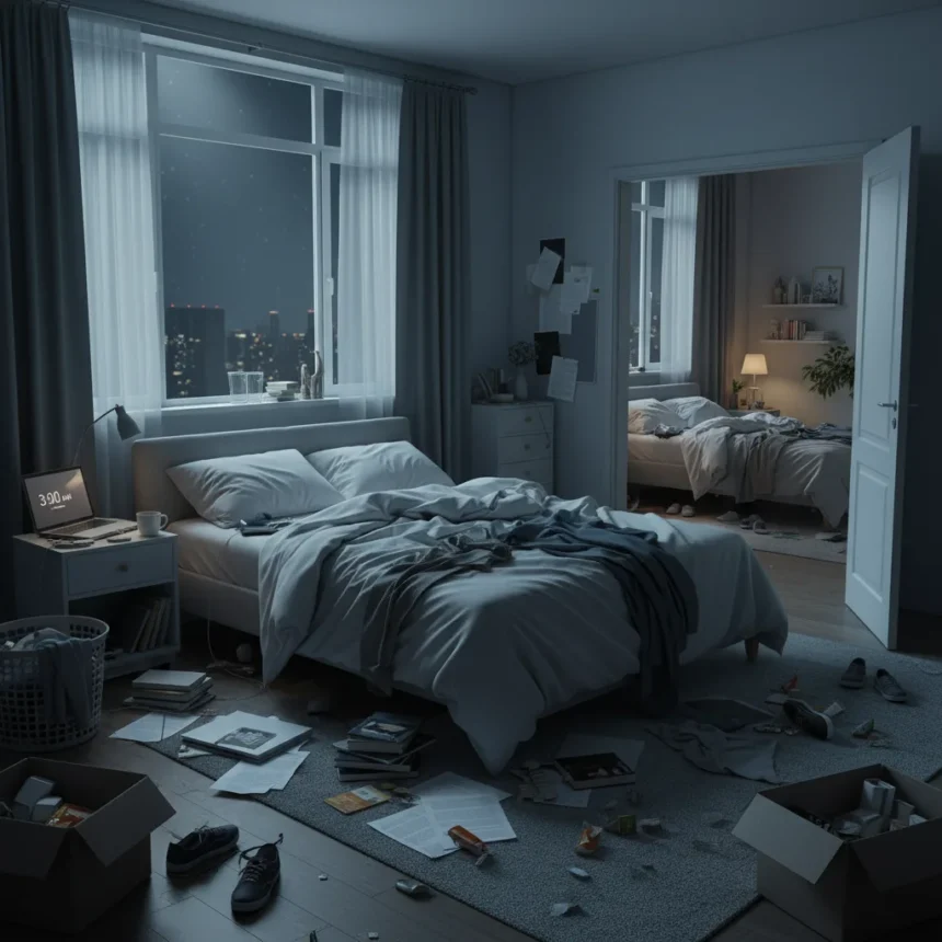 Bedroom clutter fuels 3 a.m
