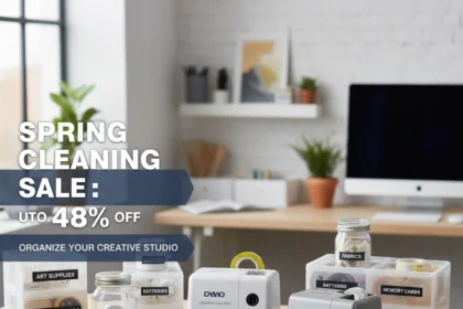 Best label makers for studio spring cleaning: up to 48% off — AI-generated illustration