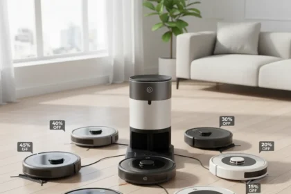 Best robot vacuum deals: 7 models with up to 45% off — AI-generated illustration