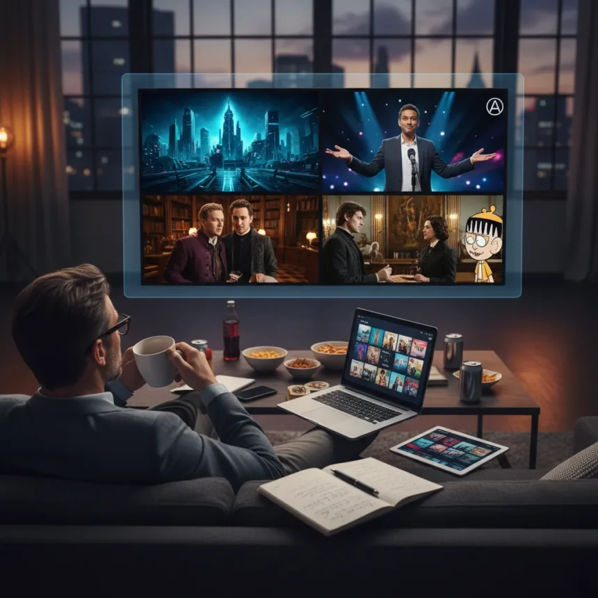 Best TV shows of 2026 worth streaming right now — AI-generated illustration