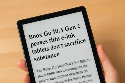 Boox Go 10.3 Gen 2 proves thin e-ink tablets don't sacrifice substance