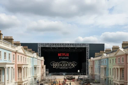 Bridgerton season 5 production accelerates with Netflix's new backlot strategy — AI-generated illustration