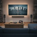 Budget home cinema options have expanded dramatically — AI-generated illustration