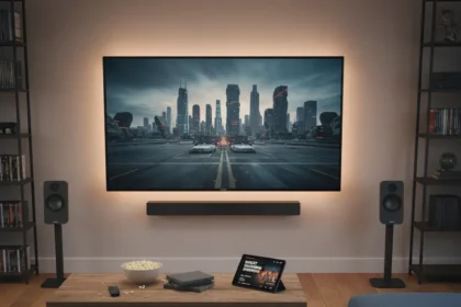 Budget home cinema options have expanded dramatically — AI-generated illustration