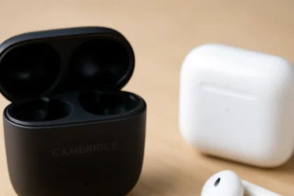 Cambridge Melomania A100 Earbuds Beat AirPods on Value — AI-generated illustration