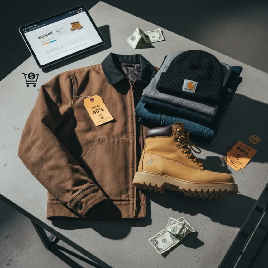 Carhartt deals on Amazon hit 40% off before spring sale — AI-generated illustration