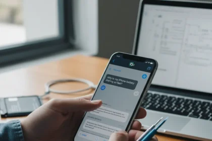 Using ChatGPT to fix battery drain actually works — AI-generated illustration