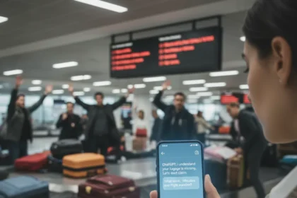 ChatGPT handles lost luggage better than airport chaos