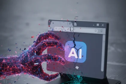 Claude Chrome extension vulnerability lets hackers hijack browsers — AI-generated illustration