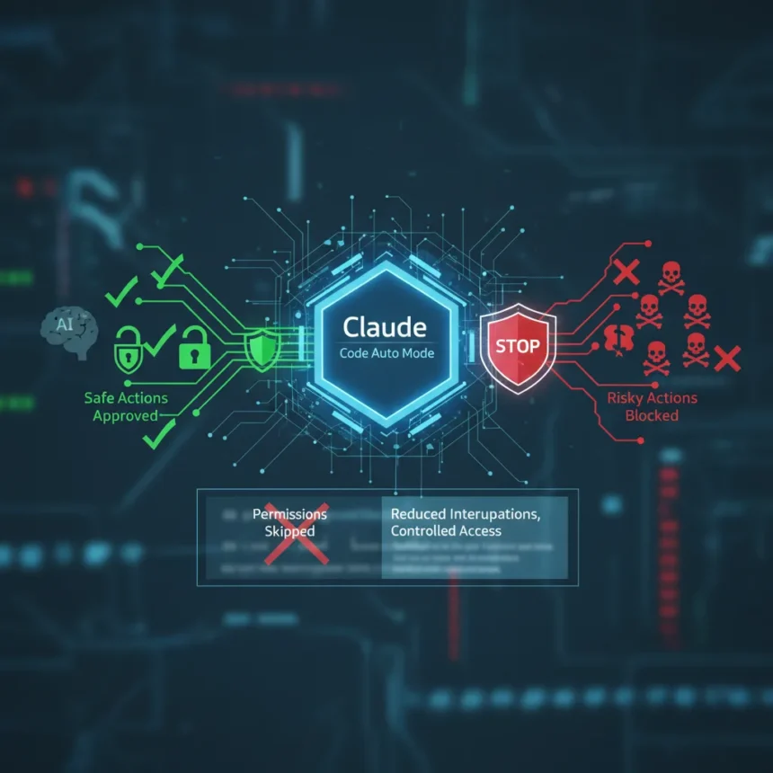 Claude Code Auto Mode: Safer Than Skipping Permissions — AI-generated illustration