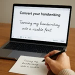 Claude Handwriting to Font Feature Is Personal AI Done Right — AI-generated illustration