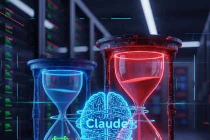 Claude usage limits tighten during peak hours amid demand surge — AI-generated illustration