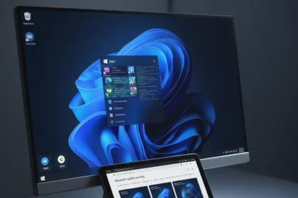 Copilot's Fake Windows 11 Start Menu Exposes Microsoft's AI Problem — AI-generated illustration