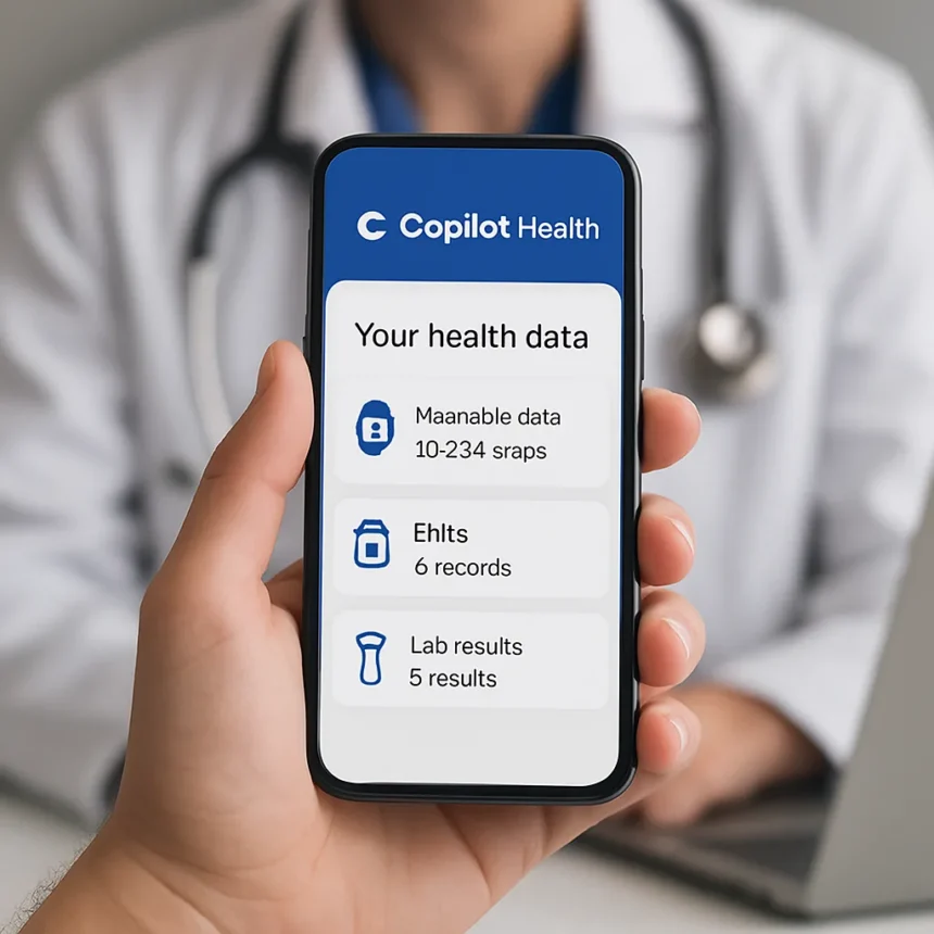 Copilot Health Wants Your Medical Data — Is That a Good Idea? — AI-generated illustration