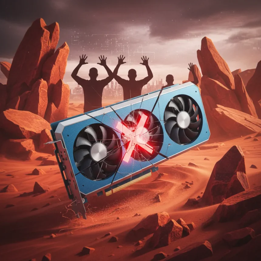 Intel Arc GPU snubbed by Crimson Desert despite years of outreach — AI-generated illustration