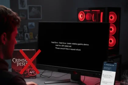 Crimson Desert unplayable on Intel Arc GPUs—developer offers refunds instead — AI-generated illustration