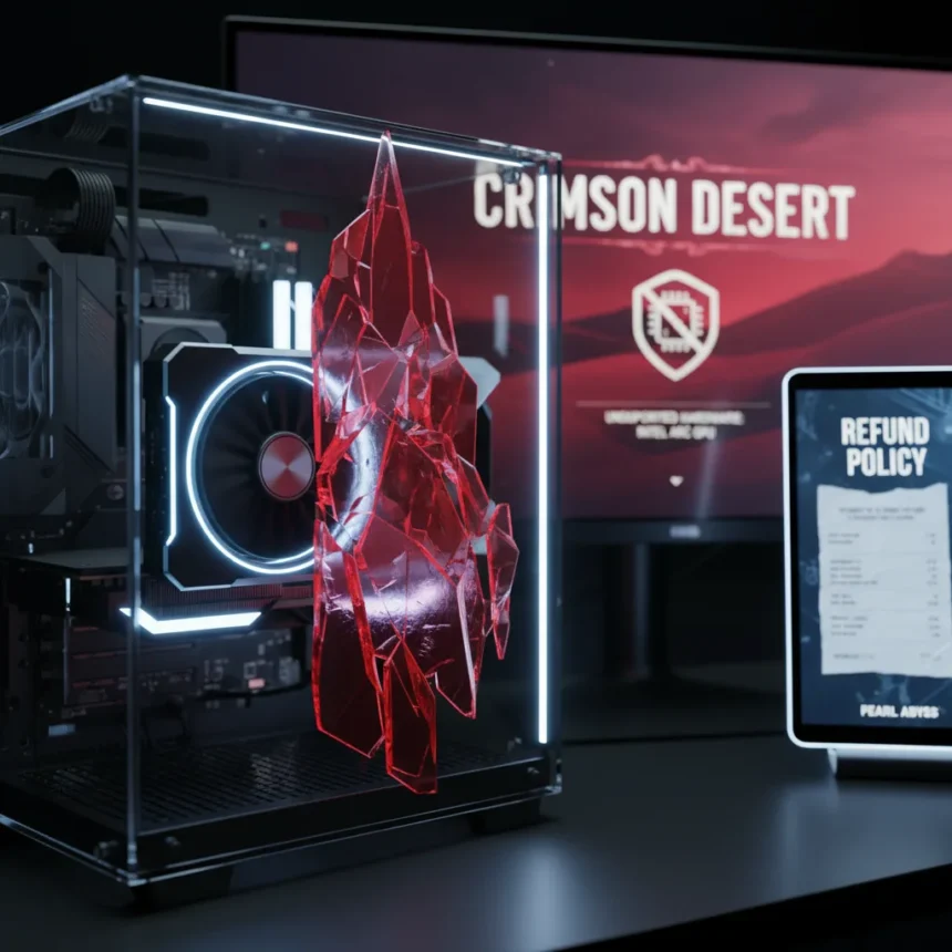 Crimson Desert blocks Intel Arc GPUs, offers only refunds