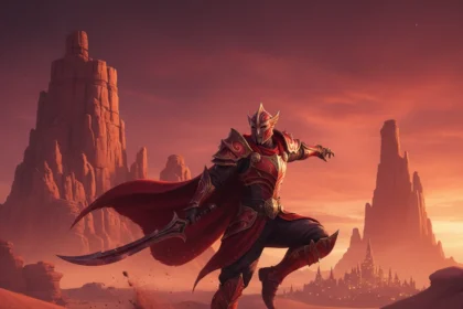 Crimson Desert launches today with a limited-time discount — AI-generated illustration